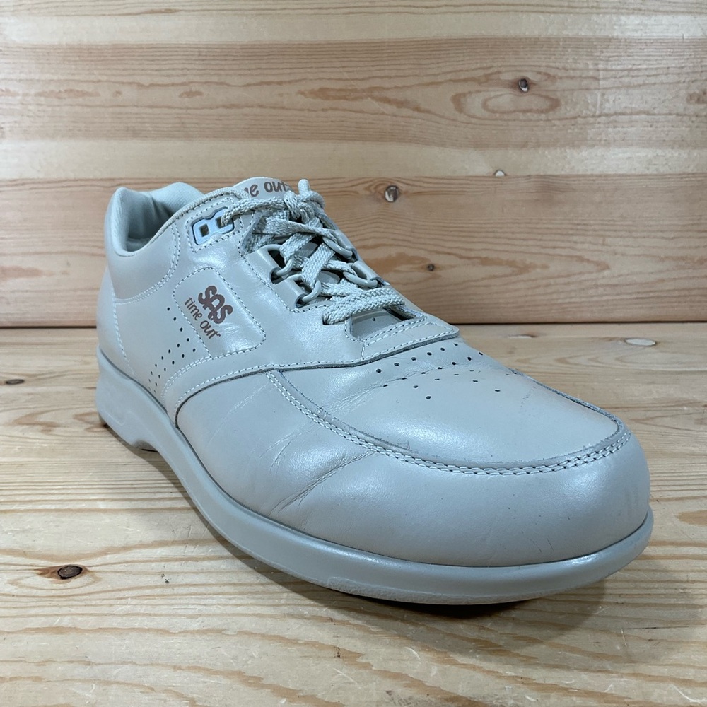 SAS Time Out Walking Shoes Size Men’s 9 M Beige Leather Comfort USA